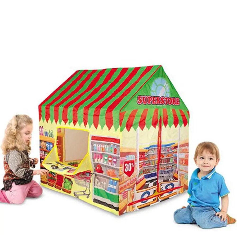 Newest High Quality Kids Tent Princess Prince Play House Children Playhouse Indoor Outdoor Toy Tents For Children - Цвет: E