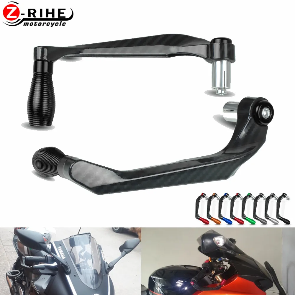 

Motorcycle Aluminum Brake Clutch Lever Hand Guard Handle Falling Protection For Breva 750 1100 honda CB125F CBR250RR