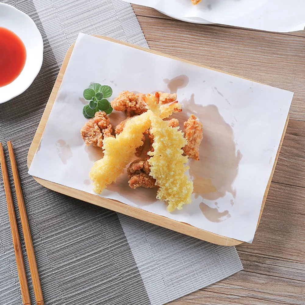 100 шт. пищевое масло абсорбционная бумага жареная подкладка барбекю фильтр кухня жареная еда утолщенный материал