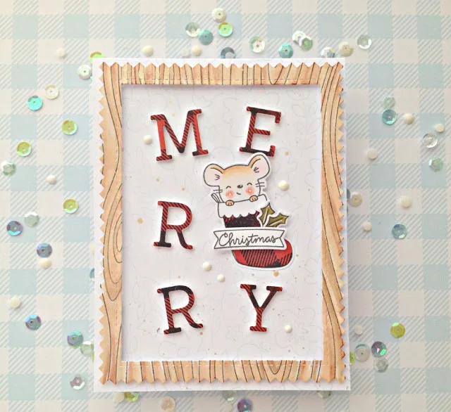 Merry Christmas topolino calza HB card (1)