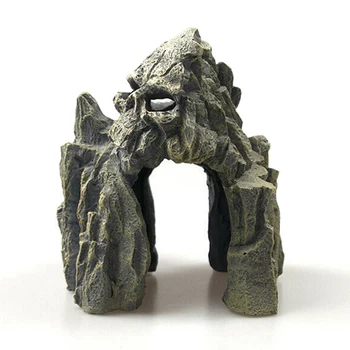 

Reptile Hideout Cave Decoration Fish Tank Aquarium Resin Decoration