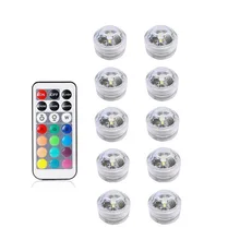 IP68 Waterproof RGB Submersible Light Battery Operated LED Underwater Light Vase Bowl Outdoor Garden Party Decoration Night Lamp IP68 Waterproof RGB Submersible Light Battery Operated LED Underwater Light Vase Bowl Outdoor Garden Party Decoration Night Lamp