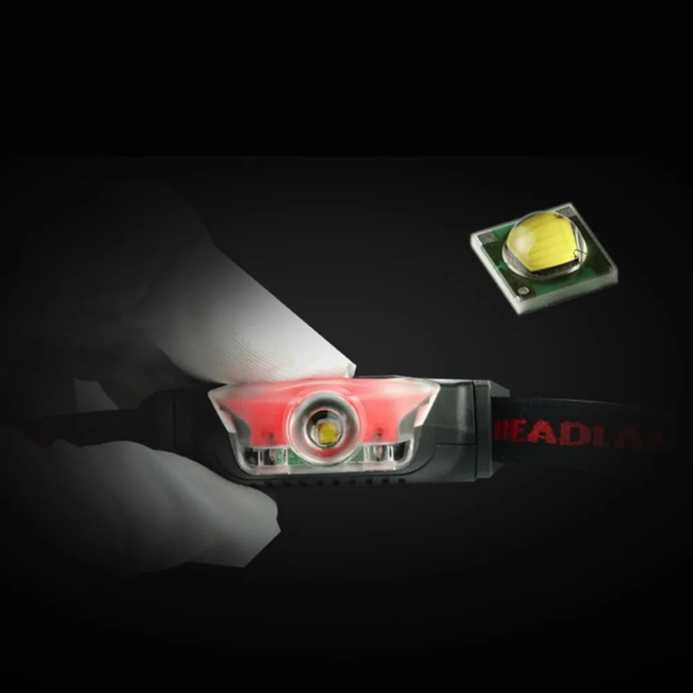XPE Led headlamp emergency safety light for battery operated powered adjustable super bright camping cycling fishing light