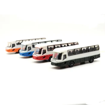 

3pcs1 / 150 Model Bus Color Random Distribution Model Car Toy Sand Table Landscape Production Building Train Diorama