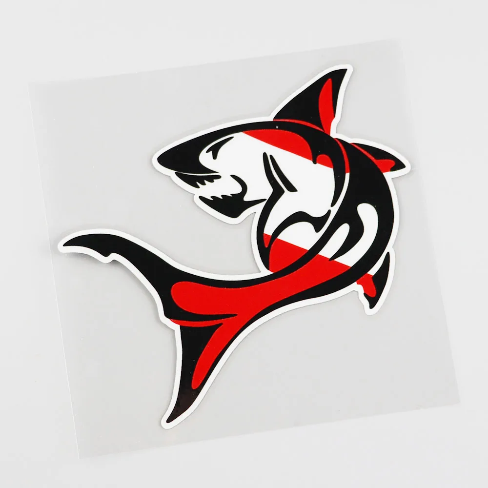 

Creative Shark Car Sticker Animal Pattern Pvc Decal Superior Quality Motorcycle Decal Vinyl Cover Scratches Waterproof PVC