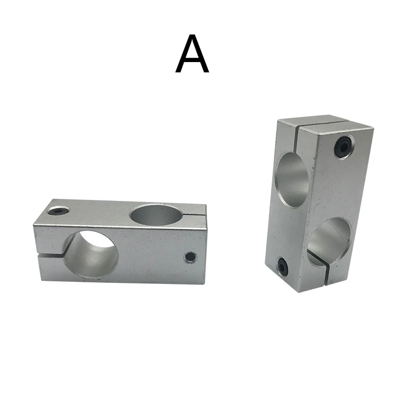 25x25 Stainless Steel Tube Cross Clamp Pillar Double Orifice Fitting