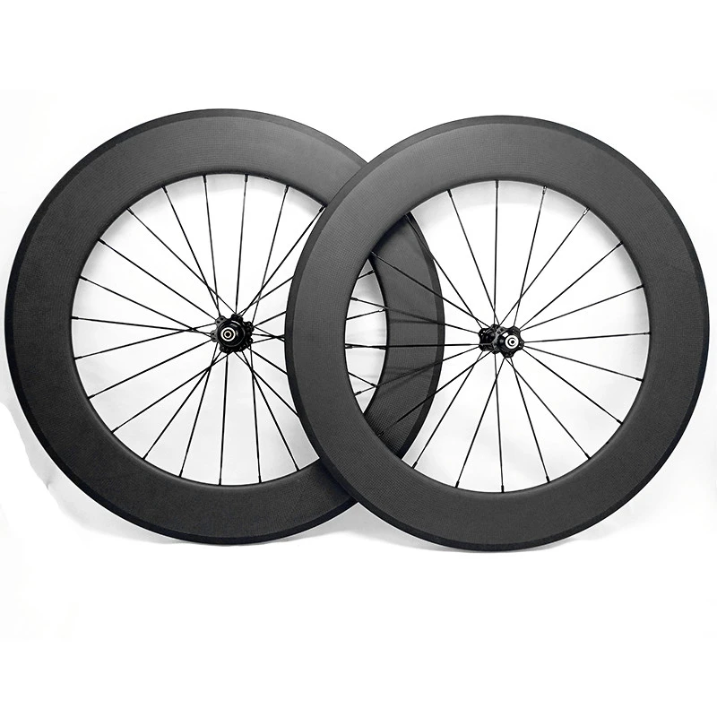 Super light carbon bicycle wheelset 38 50 60 88mm depth clincher tubular road bike wheels Novatec hub