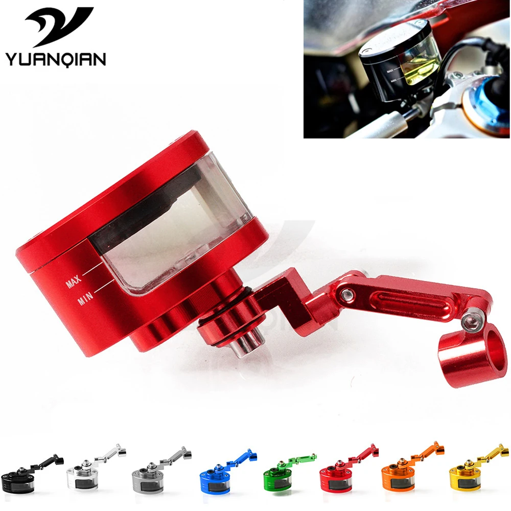 

Universal Motorcycle Brake Fluid oil Reservoir Cup tank support bracket For Ducati Monster 821 Stripe 1200S Stripe 1100 S 1100