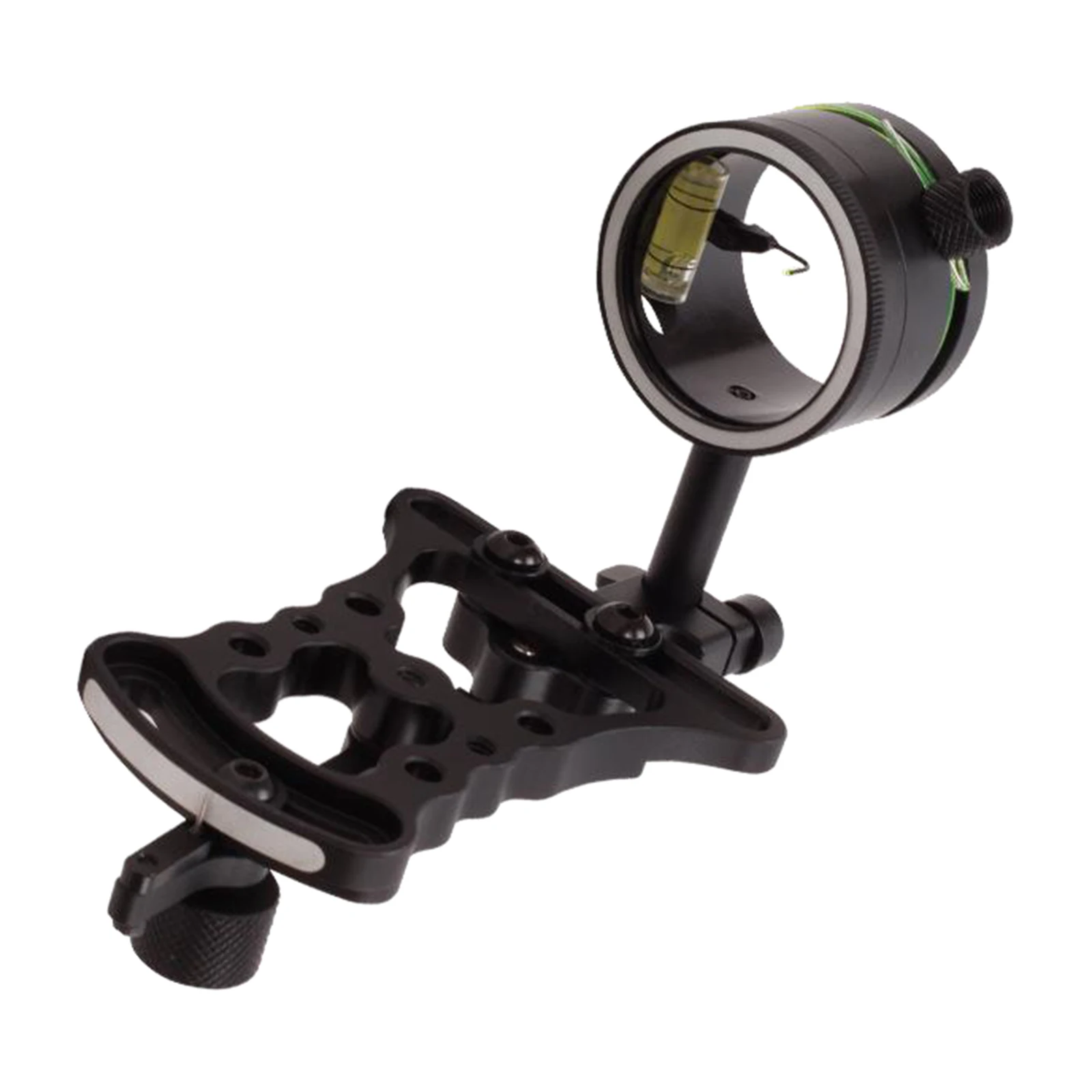 Single Pin Bow Sight Ultralight Portable Shooting Slider Archery Compound Bow Sight Right Training Practicing Equipment