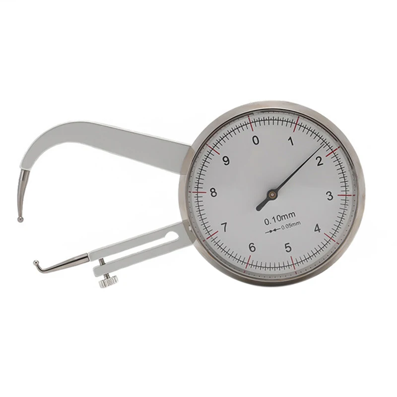 

0-10mm 0.05mm Glass Dial Thickness Gauge Tester Dial Snap Gauge Caliper Gauge Measuring Tool