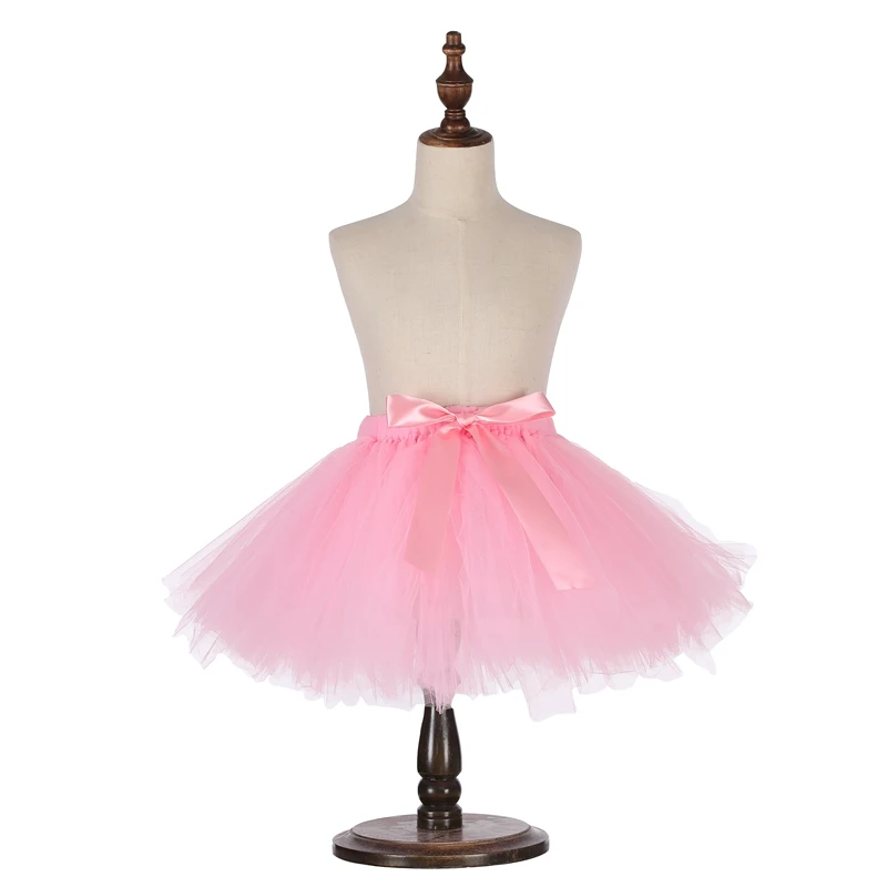 Детская Тюлевая юбка пачка милая пушистая Мягкая для дня рождения юбки девочек
