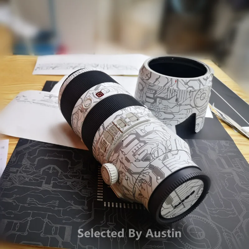 Наклейка SEL70200GM на обложку объектива для Sony FE 70-200 2.8GM защитный чехол против