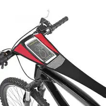 Jazda na rowerze rower Sweatband Indoor Fitness ćwiczenia na rowerze pot absorbują rama pokrywy taśma ochronna jazda trener z torba na telefon tanie tanio CN (pochodzenie) Cycling Sweat Tape