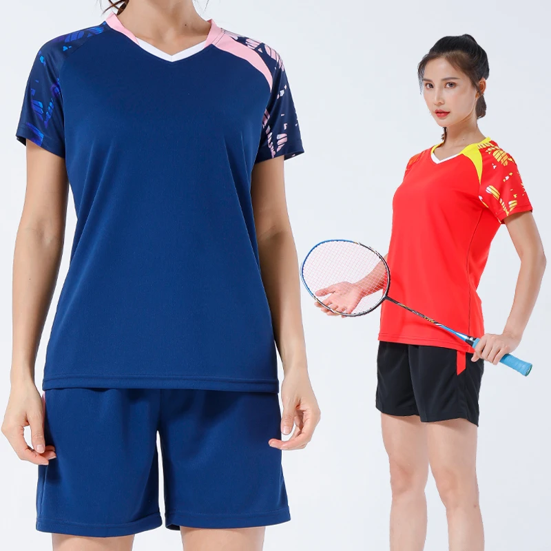 Women Tennis Shirt Badminton Sets Table Jerseys Gym Polyester Sportswear Shorts Suits Golf Running Traning Sportsuits