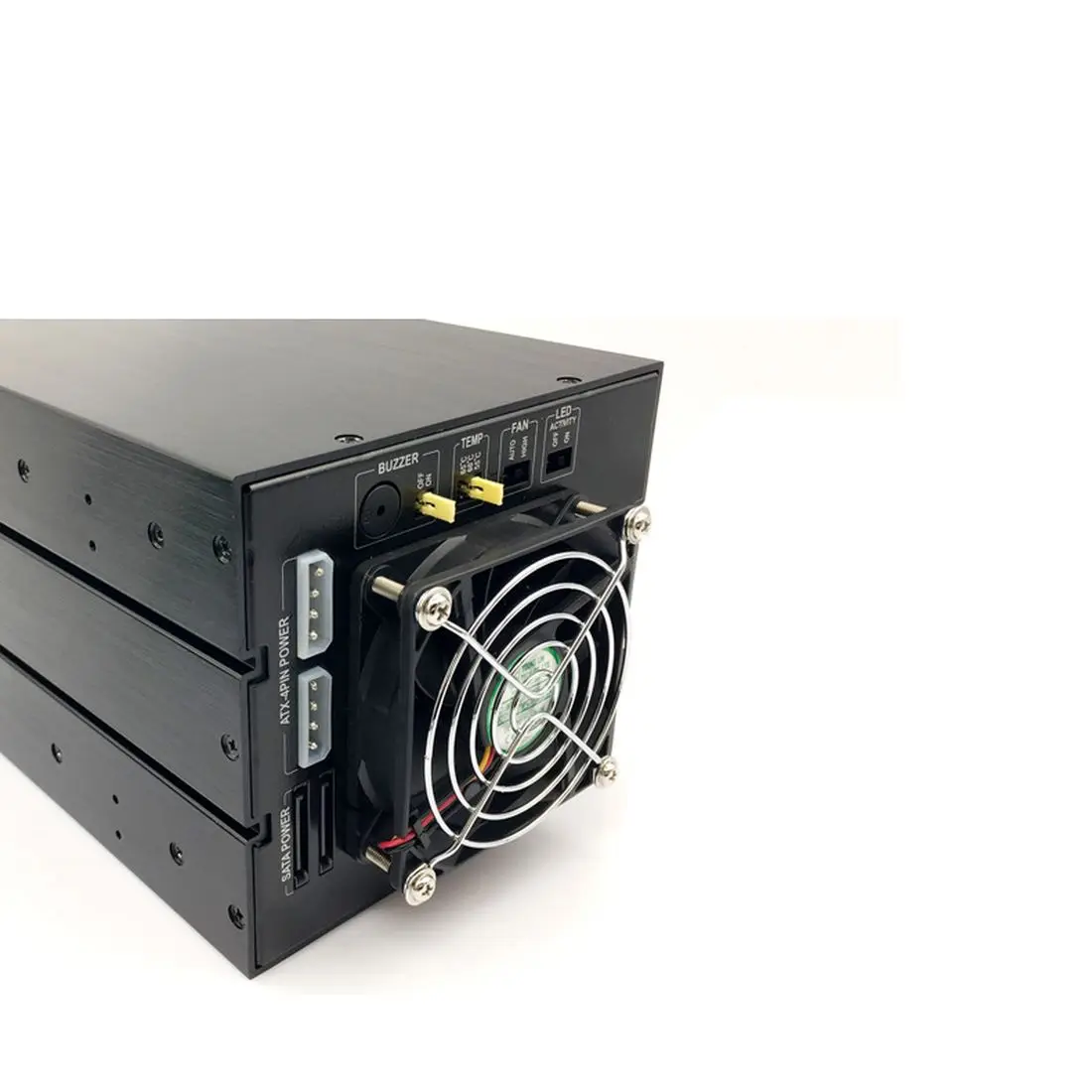 TOOLFREE Aluminum Alloy 3.5 inch 3/4/5-bay 6G 12G SATA/SAS 6Gbps Hard Drive Tray Hard Disk Enclosure Extraction Box For Desktop