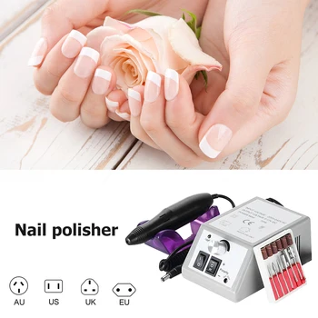 

20000RPM Electric File Nail Drill Art Bit Professional Manicure Grinding Machine Pedicure Polisher Tools Adjustable Nail Beauty