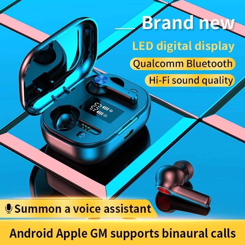 TWS-наушники T28 Bluetooth 5 0 беспроводные наушники-вкладыши с сенсорным экраном Hi-Fi