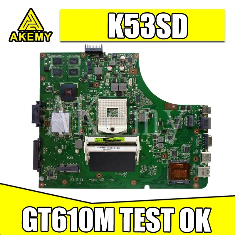 Для For Asus K53SD K53S A53S материнская плата для ноутбука Материнская тест на материнскую