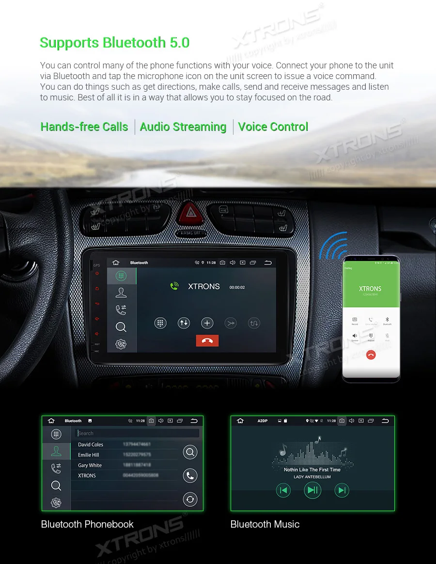 XTRONS Android 9,0 Восьмиядерный автомобильный стерео радио плеер gps OBD для Mercedes Benz A-W168 W203 W209 C209 W463 Viano Vito W639 без DVD