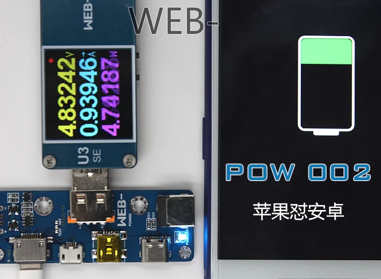 WITRN-POW002 многопортовый Многофункциональный USB адаптер плата MicroUSB TYPE-C DC PD