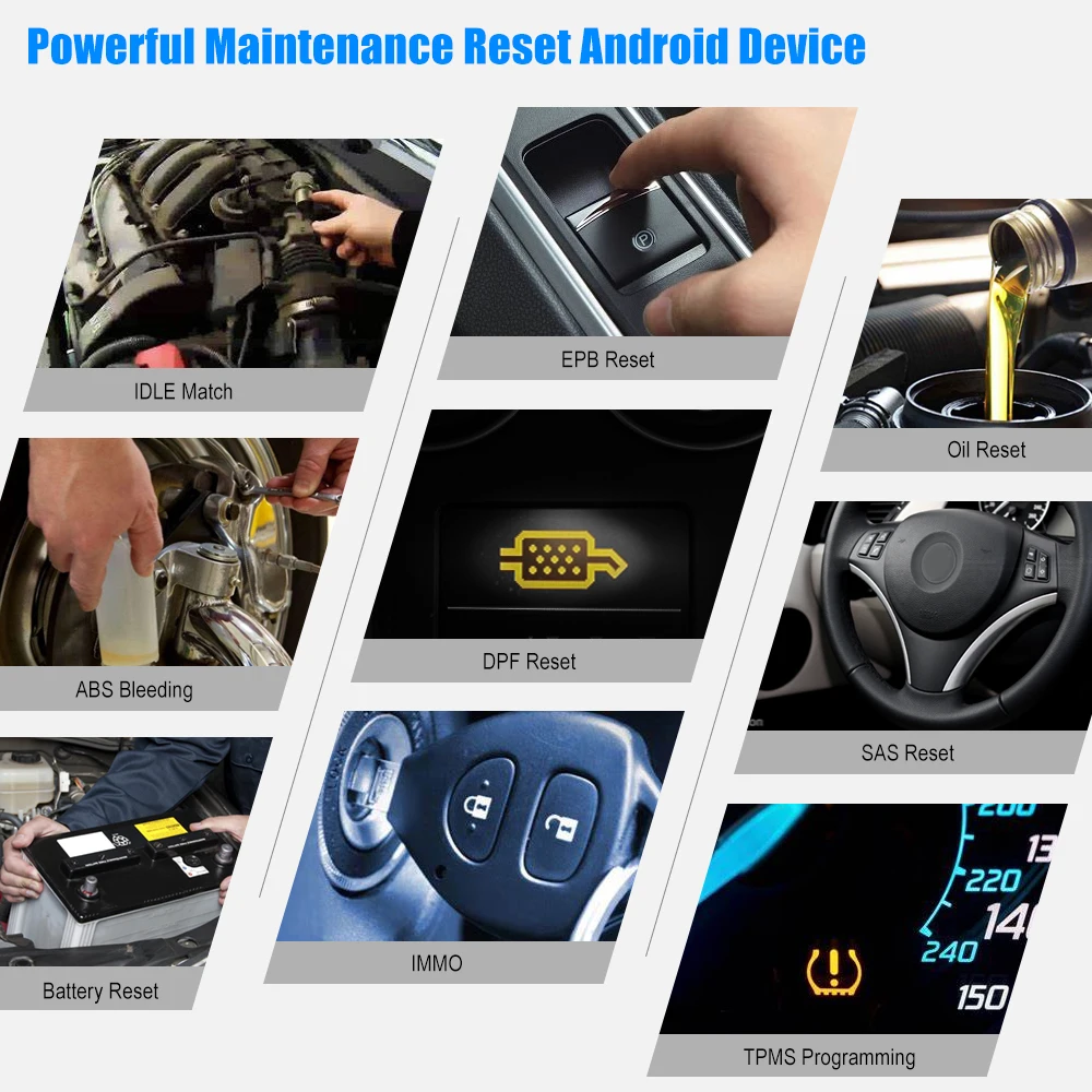 LAUNCH X431 AIDIAGSYS OBD2 автомобильный сканер полная система диагностики ABS EPB DPF TPMS Reset