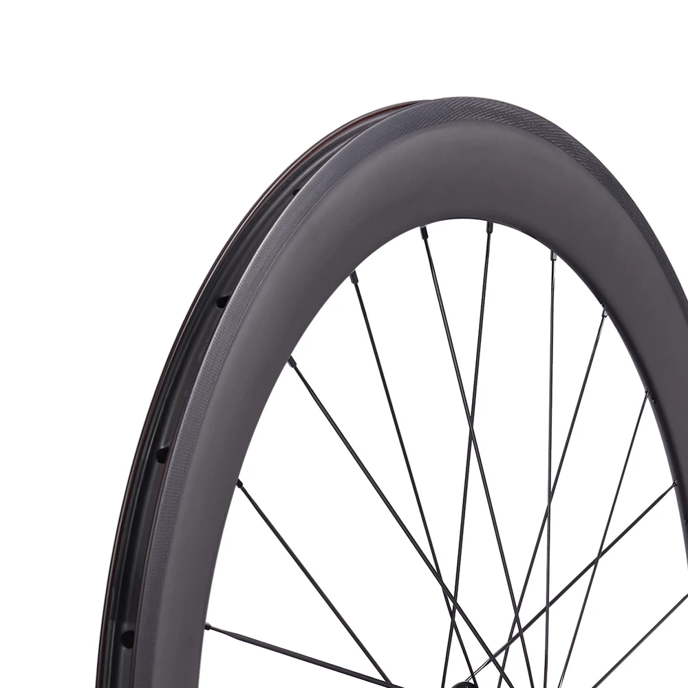 Flash Deal CSC 700C road bike U wheels 38 50mm 60mm deep tubeless fit clincher with powerway R13 novatec hub carbon fiber bicycle wheelset 4