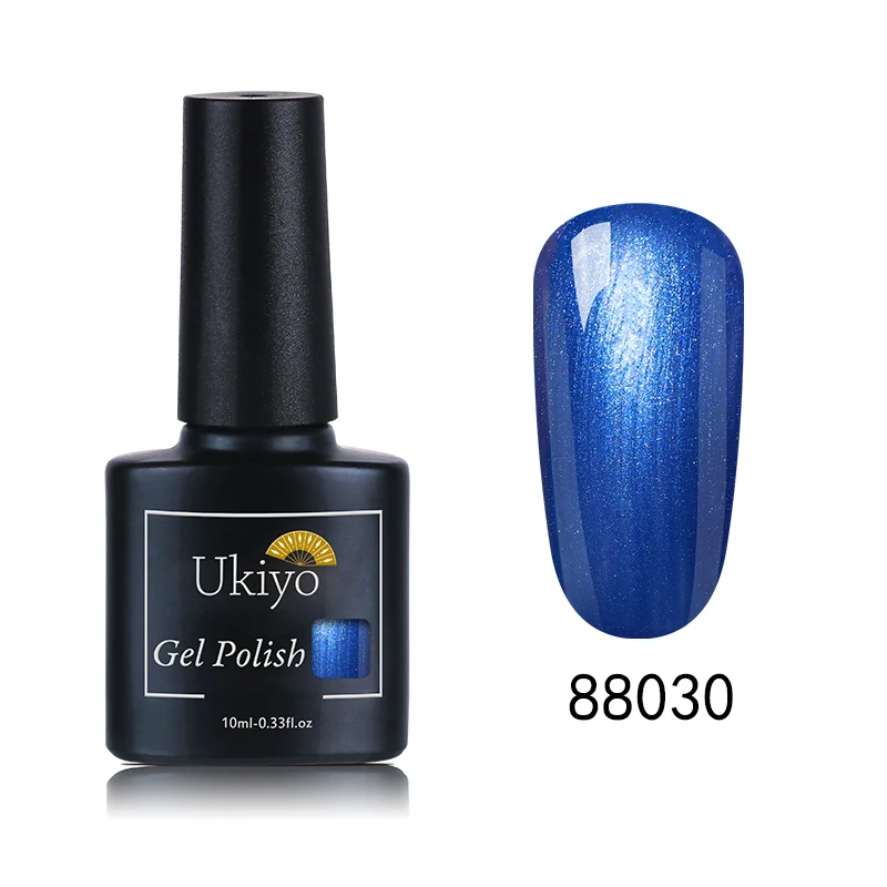 88030 Ukiyo 10 мл отмачиваемый Гель-лак для ногтей УФ светодиодный сменный Гель-лак разноцветные, для ногтей с мраморным эффектом - Цвет: 88030