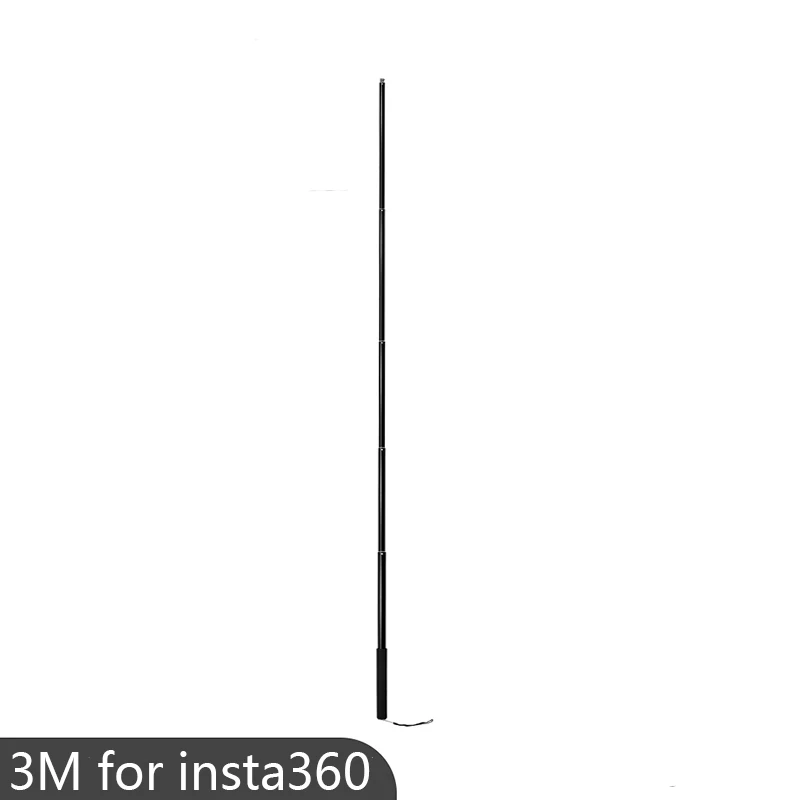 3 м монопод селфи Палка для Insta 360 One R/DJI OSMO Action/Pocket/Gopro Hero 9/8 аксессуары экшн