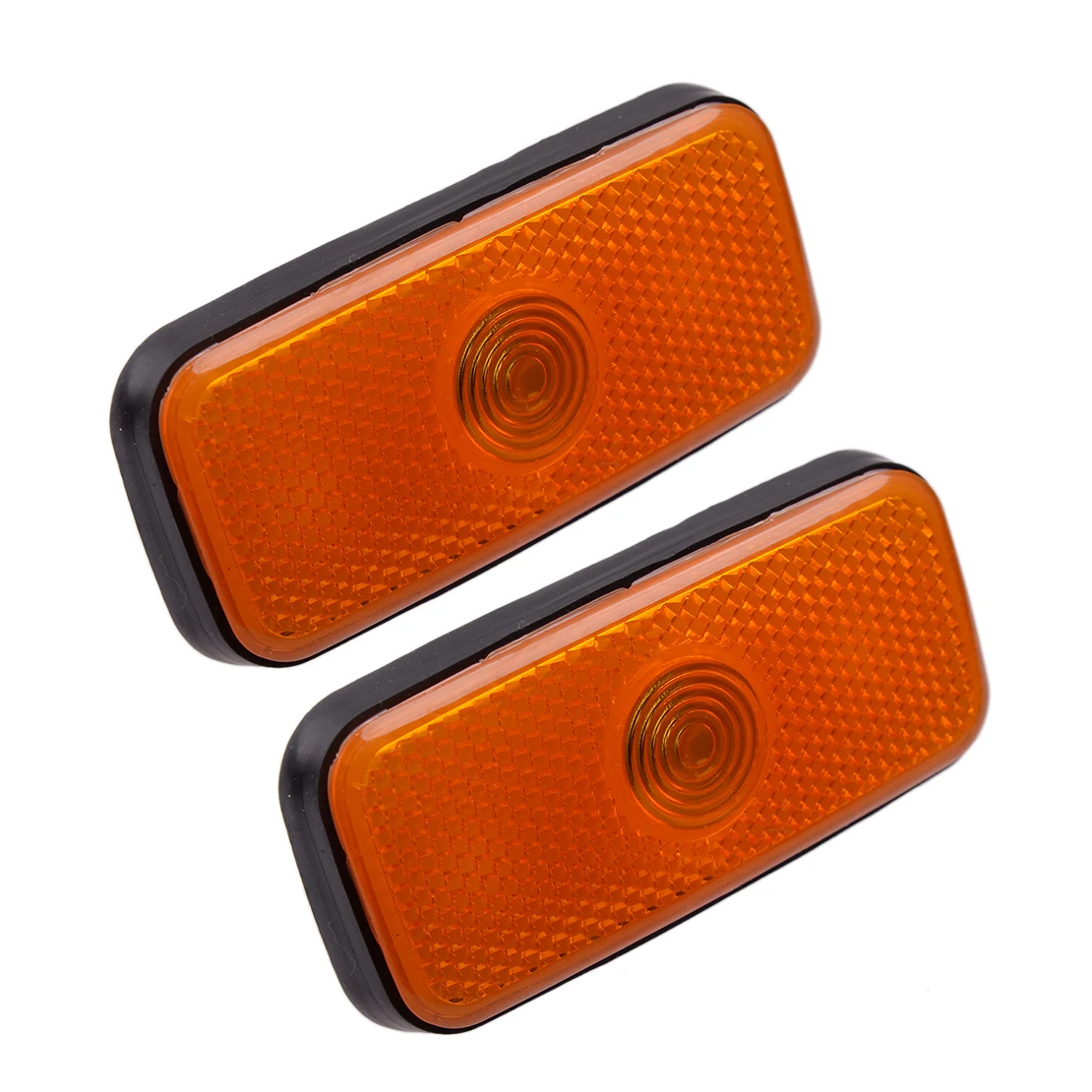 VYC155034AC 2Pcs/Set Car Side Marker Light Lamp Reflector Lens Cover 1671689 Fit For Ford