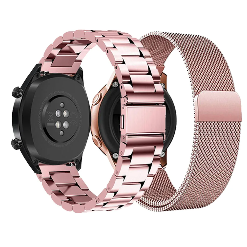 11 2 шт Milans ремешок из нержавеющей стали для Garmin Vivoactive 3 Часы Браслет ремешок для Garmin Vivoactive3 Forerunner 645 - Цвет: 11