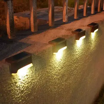 

Durable Walkway Lights Home L Type Eco-Friendly Light Controlled Building Light Outdoor Solar Wall Light