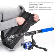 1 pcs Fishing Rod and Reel Combos for Beginner Fiberglass Telescopic Fishing Rod with Fishing Tackle, Carrying Bag