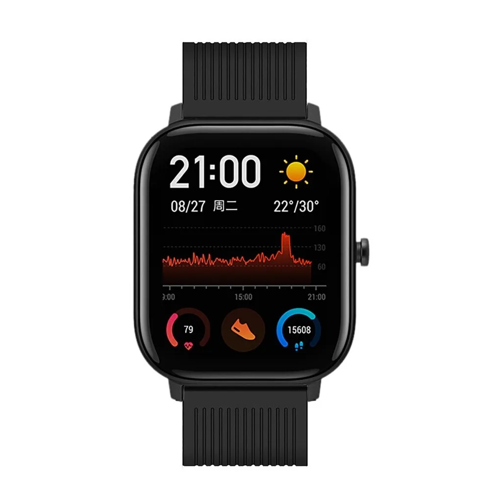 Новинка для Huami Amazfit GTS ремешок часы стальной пряжкой силиконовый ремешок 22 мм ширина браслет для смарт-часов Аксессуары для samsung FW3