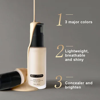 

Long Lasting Illuminating Facial Cream Base Waterproof Moisturizing Concealer Makeup MPwell