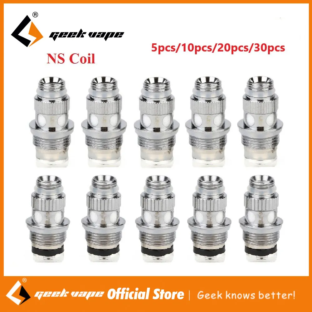 20/30 шт. оригинальный набор катушек Geekvape NS 0.7ohm/1.2ohm сменные катушки для Frenzy Pod Kit 1.2ohm