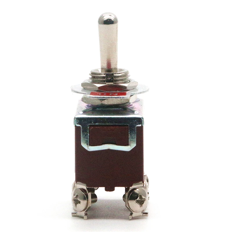 Toowei T702DW 6 контактов кратковременный переключатель ON-(ON) 15A 250 V/20A 125V монтажное отверстие 12 мм/винтовой контакт