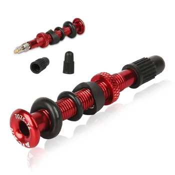 

Road Bike Vacuum Tire Nozzle Bicycle Tubeless Presta Valve Stem 46mm 58mm No Tubes French Valve Adapter Cycling Valve Core Cap