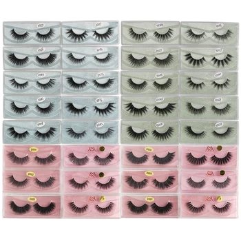 

MAGEFY 1 Pair 3D/5D Eyelashes Mink Lashes Handmade Makeup Full Strip Lashes Cruelty Free Lash 3D Mink Eyelashes Maquiagem Cilio