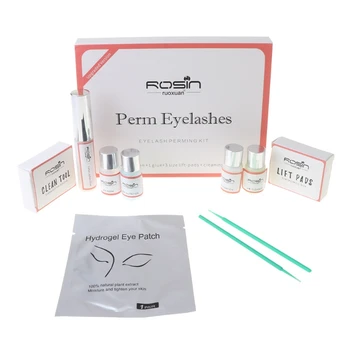 

1Set Eyelash Curling Perming Tools Professional Lash Lift Perm Kit Makeup Eyelash Curler Rod Glue Lotion for Home Salon