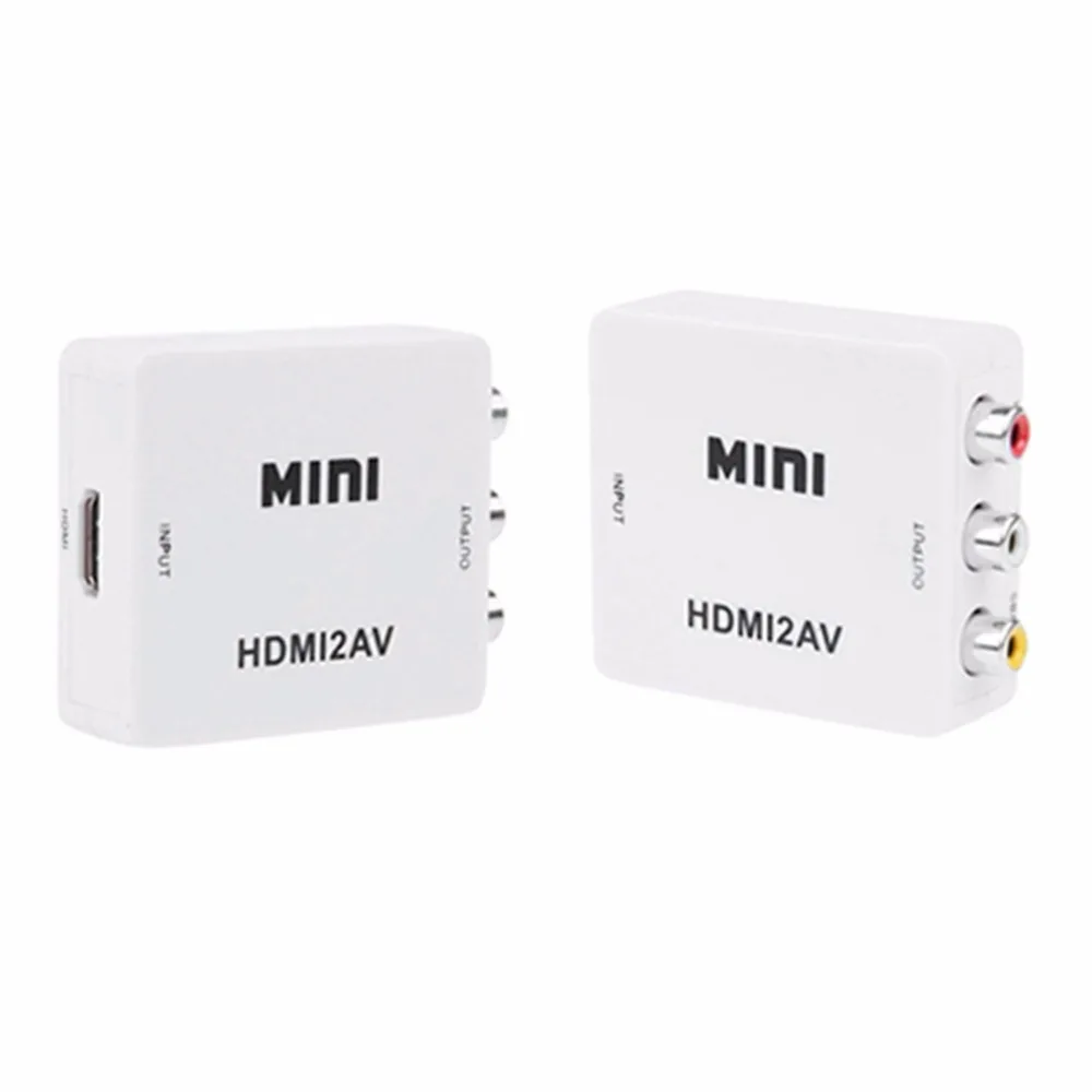 HDMI мини-композит CVBS RCA AV видео конвертер адаптер старый Телевизор 1080p HRCA