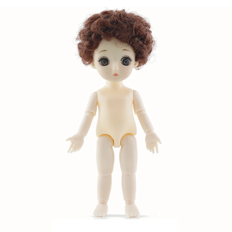 13 подвижных Соединенных 16 см куклы игрушки BJD кукла для девочек и мальчиков голый обнаженный тело модные куклы игрушки для девочек подарок - Цвет: As Picture