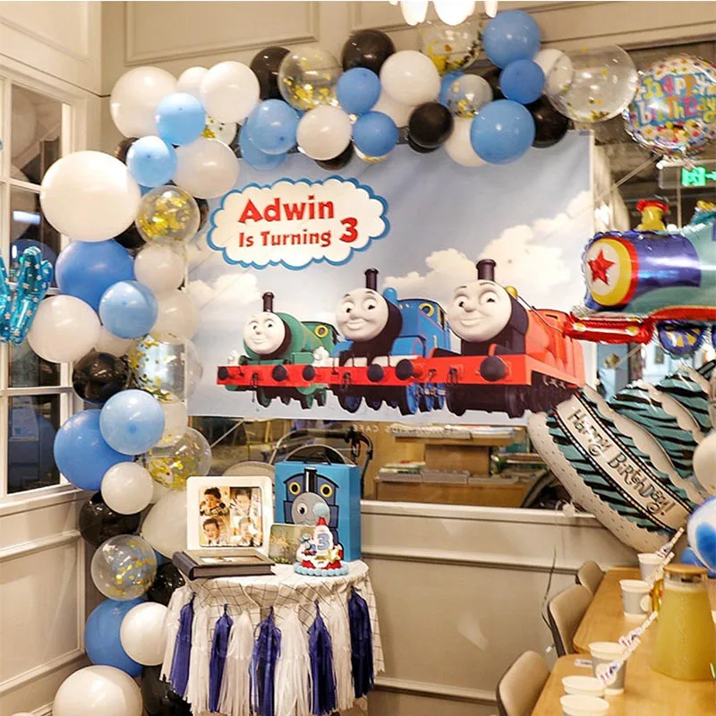 

Thomas Birthday Party Customizable Deluxe Set Party Disposable Kids Theme Party Decoration