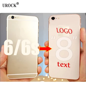 

Glass Body Back Housing for iPhone 6 6s like 8 Rear Chassis Battery Cover with side Buttons +Sim Tray +Gifts Original quality