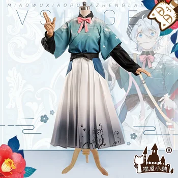 

VOCALOID Vsinger Luo Tianyi Yan He Yuezheng Ling Romantic Kimono Cosplay Costume Dress Uniforms Free Shipping