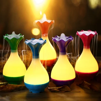

Colorful USB Air Humidifier LED Night Light Mist Purifier Ultrasonic Aromatherapy Essential Oil Aroma Diffuser Atomizer for Home