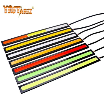 

1 Pcs 17cm Universal Car Daytime Running Light COB DRL LED Strip Light External Lights Auto Waterproof Car Styling LED DRL Lamp