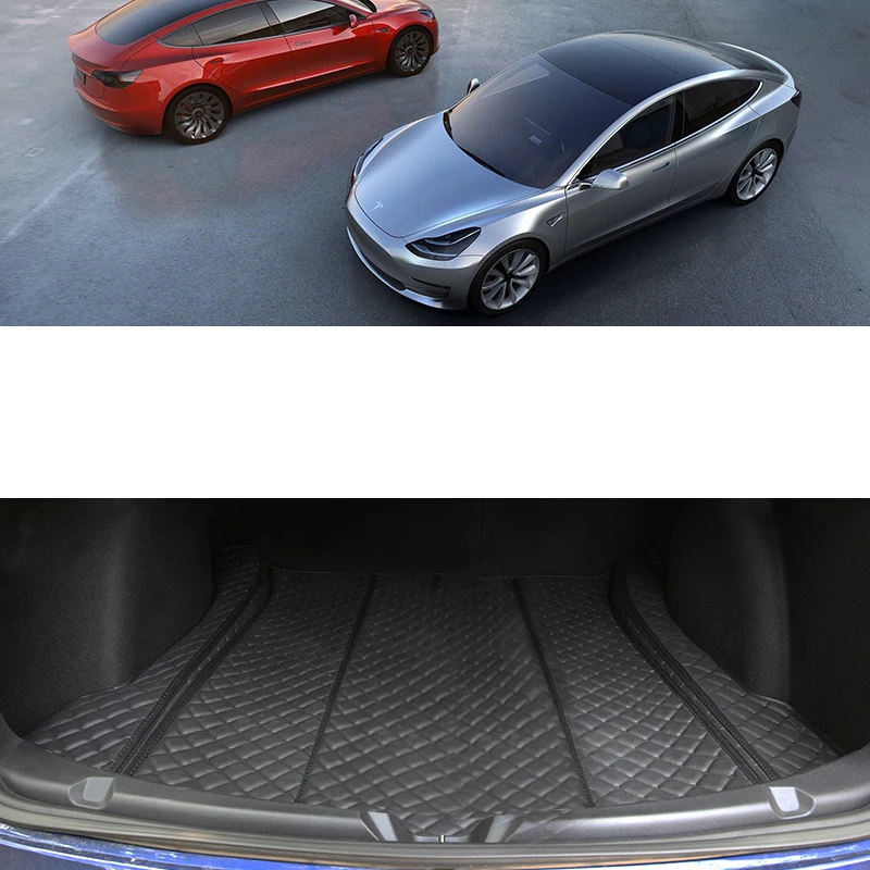 2017 кожаный коврик для багажника tesla model 3 2019 2018 2020 |