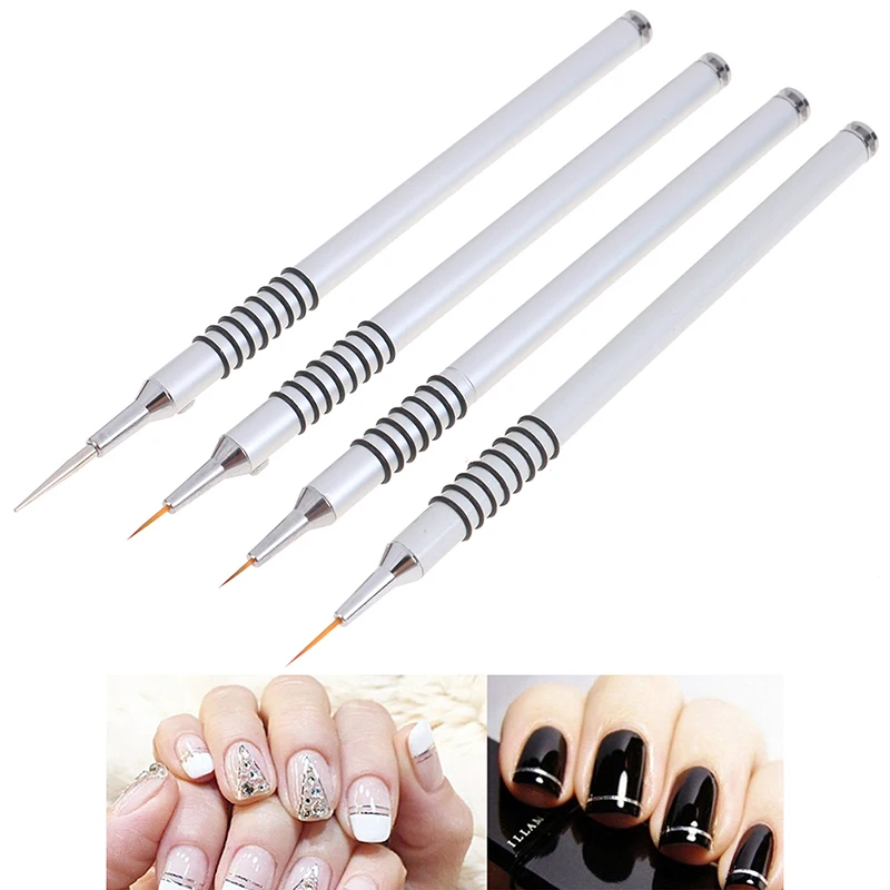 New Professional Acrylic UV Gel Nail Art Design Painting Dots Drawings Brush Pen Handle Manicure Tools