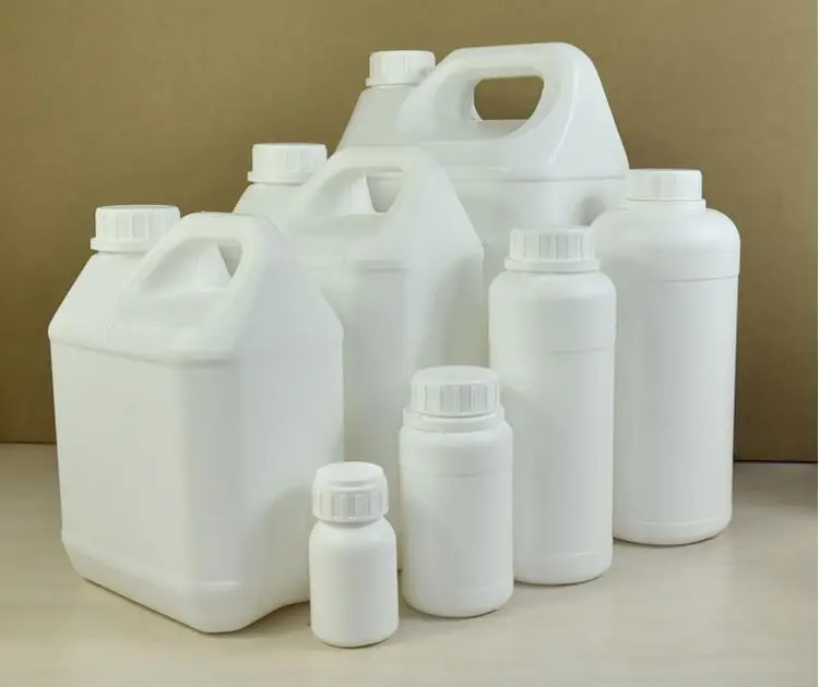 Плотные пластиковые фторированные бутылки Химические органические растворители Контейнер 50 мл, 100 мл, 200 мл, 250 мл, 500 мл, 1000 мл