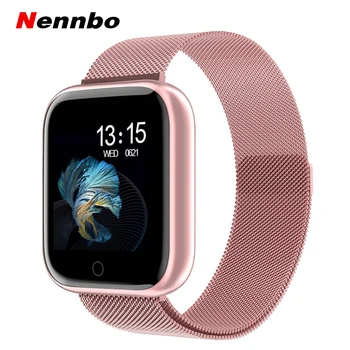 Женские Водонепроницаемые Смарт-часы T80/P70, Новые Bluetooth Смарт-часы для Apple IPhone, Xiaomi, фитнес-трекер с пульсометром, 2019